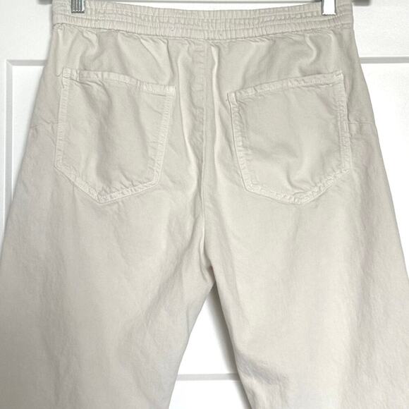 ZARA The Mercer Jogger Tapered Leg Ecru Womens Size Medium - Picture 7 of 10